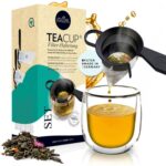 TEACUP set | Houder met theefilters, papier | Finum