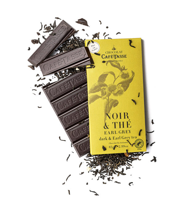 Café Tasse - Pure chocolade reep met Earl grey thee - Afbeelding 2