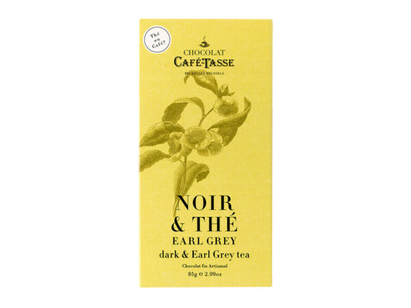 Café Tasse - Pure chocolade reep met Earl grey thee